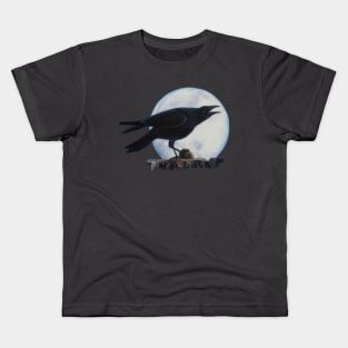 Mood Shadow Raven Kids T-Shirt